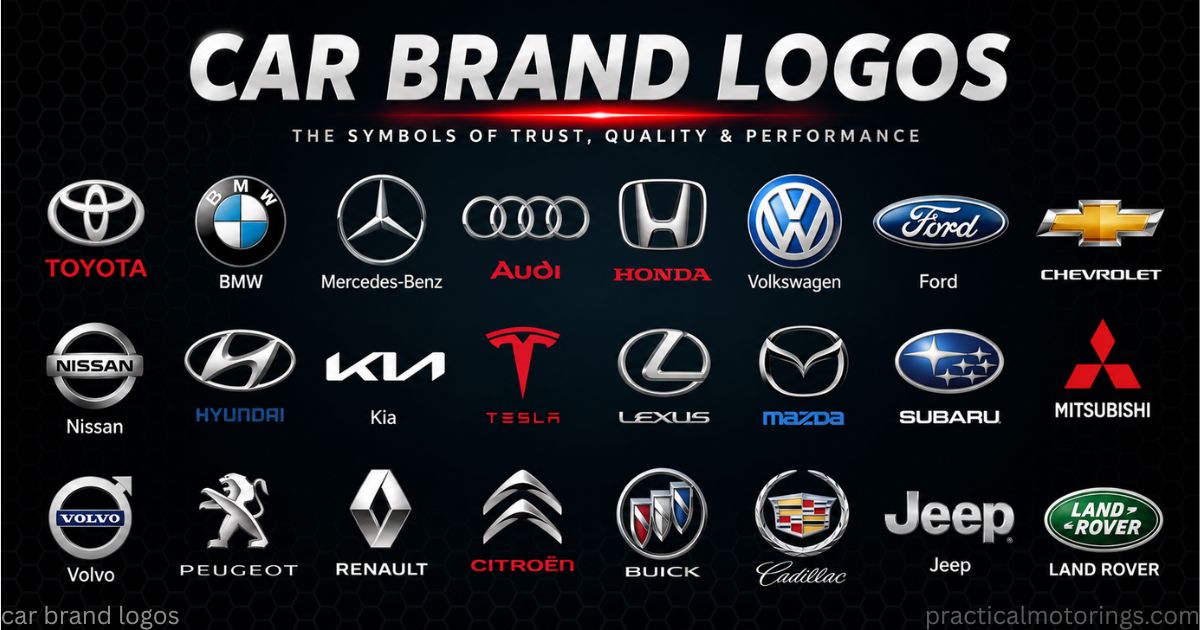 Collage of popular car brand logos displayed on a dark background for a Canadian automotive blog