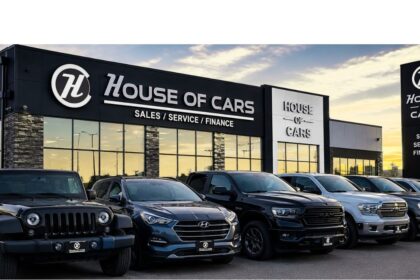 House of Cars showroom featuring quality used cars and trucks.