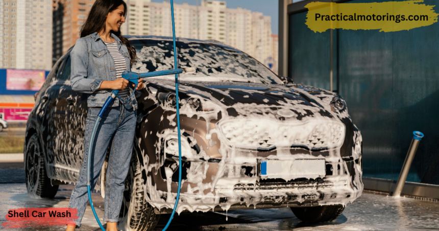 Shell car wash subscription Flex Pass options on Shell App mobile screen