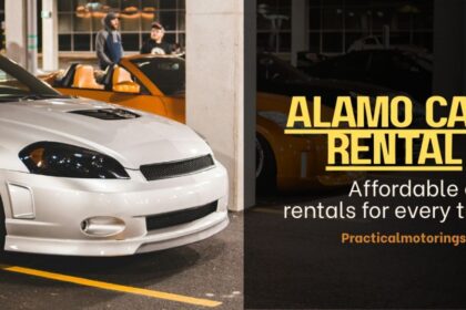 Alamo Car Rental customer picking up a rental car at the airport for a smooth travel experience
