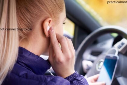 Bluetooth not connecting to car troubleshooting guide showing car audio pairing issue