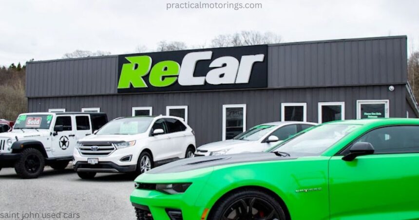 appy customer choosing from a lineup of quality Saint John used cars at a local dealership.