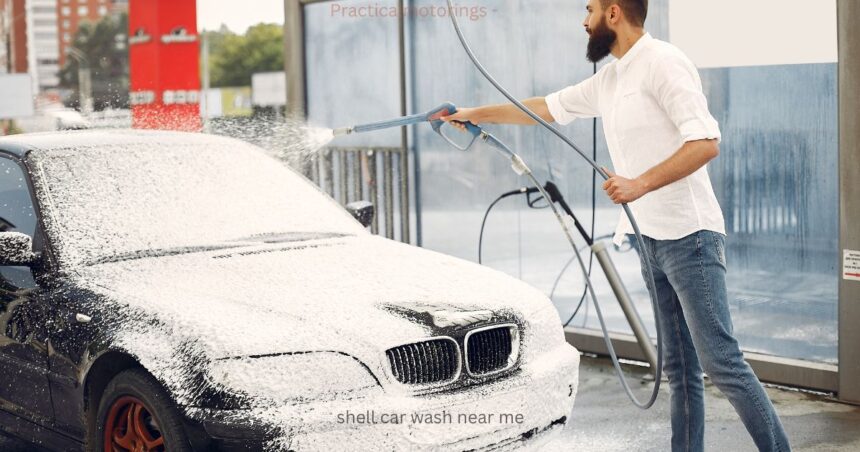 Heated indoor self serve wash bay at Shell Car Wash in Saskatoon