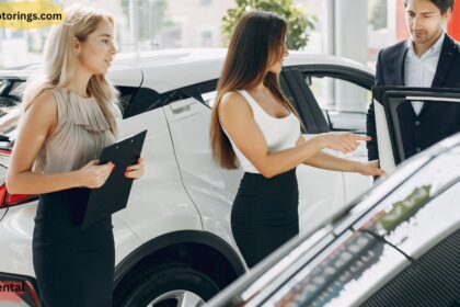 Sixt car rental premium fleet vehicle parked at airport pick-up point