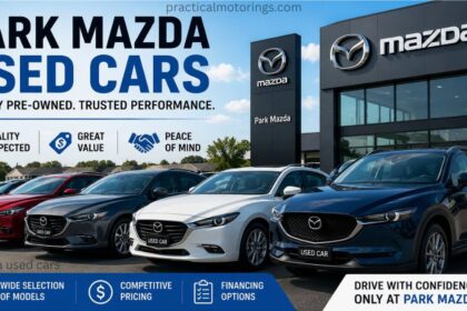 Park Mazda Used Cars showroom featuring certified pre owned Mazda cars in Canada with reliable quality and competitive pricing.