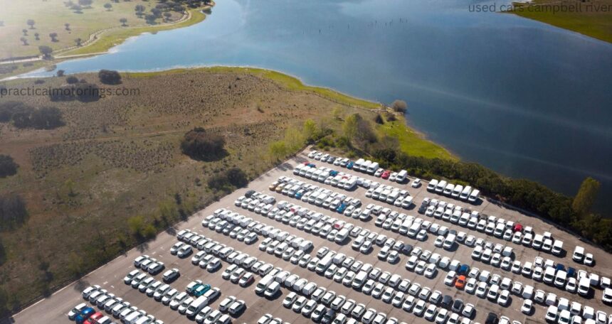 Used cars Campbell River dealership lot with SUVs and trucks for sale in British Columbia