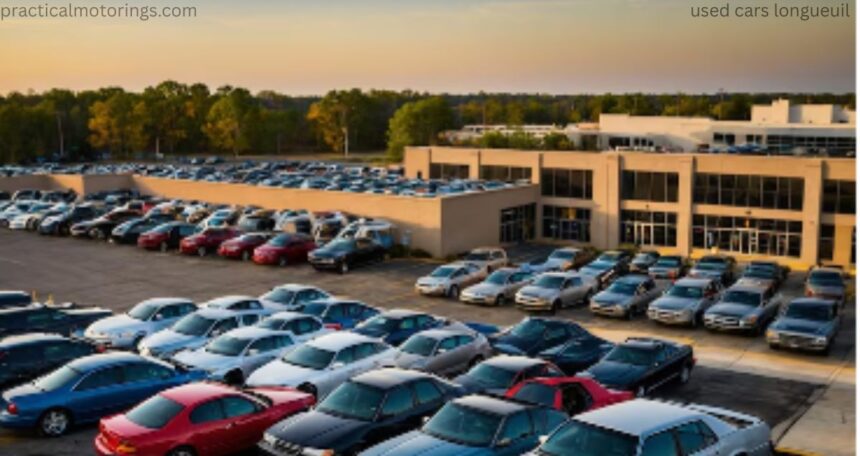 Used cars Longueuil dealership lot with pre-owned vehicles for sale