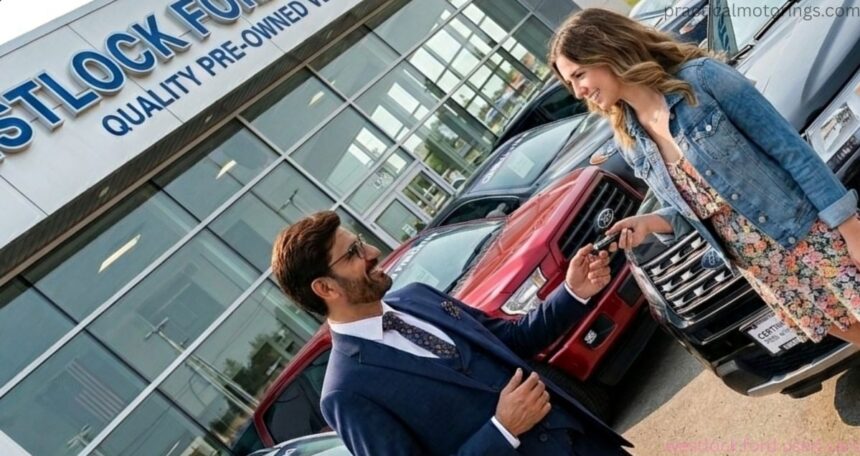 Westlock Ford used cars lot with trucks and SUVs for sale in Alberta