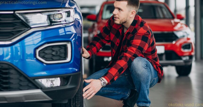 Okotoks used cars lined up for sale at a local Alberta dealership lot
